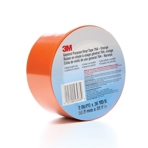 764 2X36YD 5MIL VINYL TAPE ORANGE