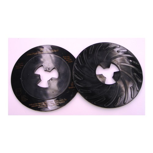 7" HARD BLACK BACK UP PAD PLATE