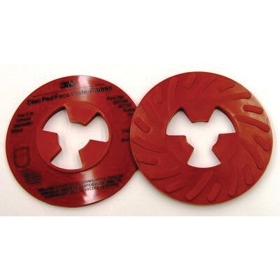 5"  EXTRA HARD RED BACK UP PAD PLATE