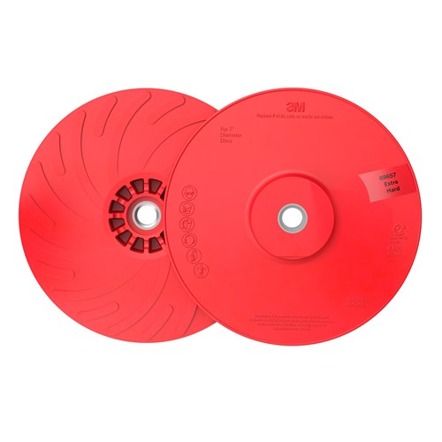 7" EXT HRD DISC BACK-UP PAD RIBBED