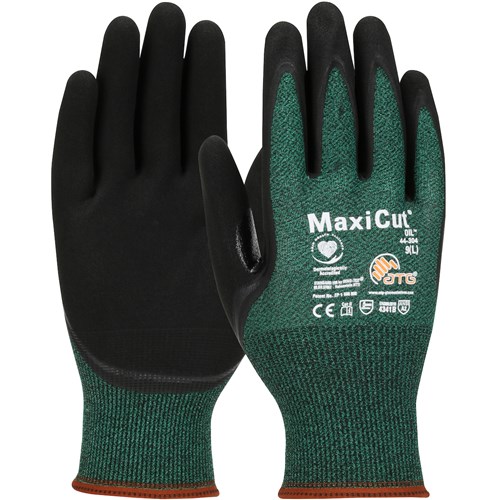 MAXICUT OIL CUT/OIL RESIST GLOVE GRN L