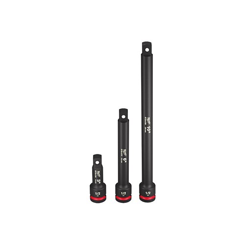 3PC IMPACT 1/2 DRIVE EXTENSION SET