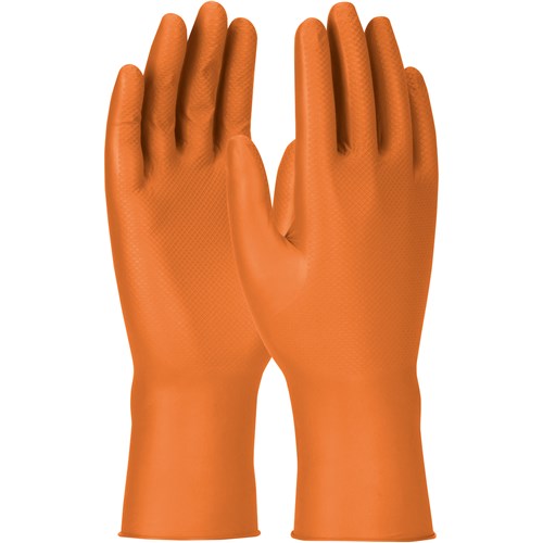 PK50 7MIL ORANGE DISP NITRILE GLOVE XL