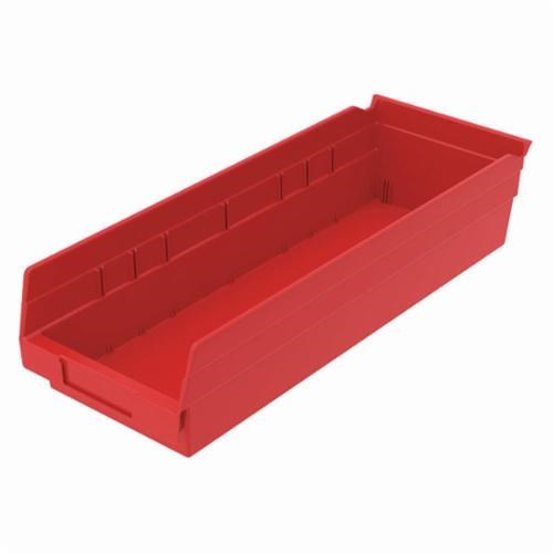 6-5/8X4X18 SHELF BIN (RED)