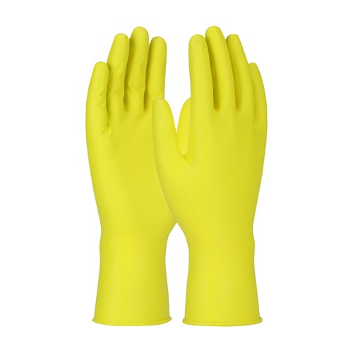 PK48 6MIL YELLOW NITRILE GRIPPAZ GLOVE M