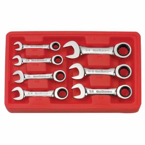 7PC SET WRENCH RATCHET COMB STBY SAE