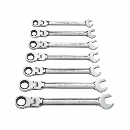 7PC SET WRENCH RATCHET COMB FLEX METRIC