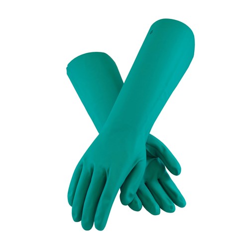 22MIL UNLINED GREEN NITRILE GLOVE M