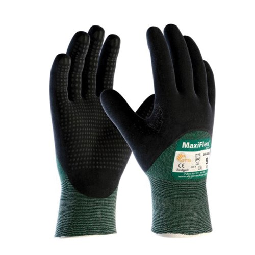 MAXIFLEX CUT NITRILE MICRO DOT GLOVE L