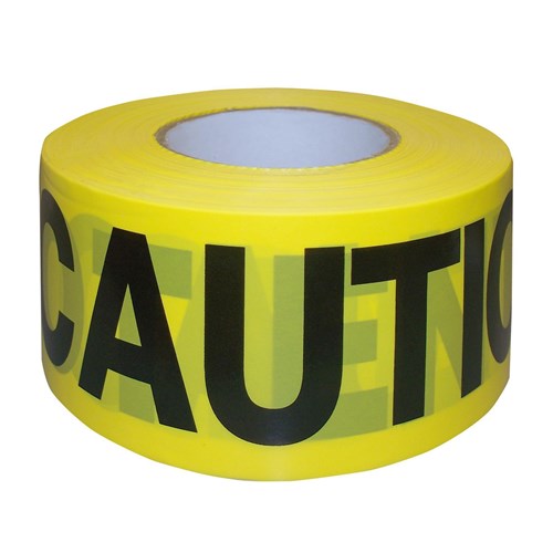 3"X1000FT YEL CAUTION DO NOT ENTER TAPE