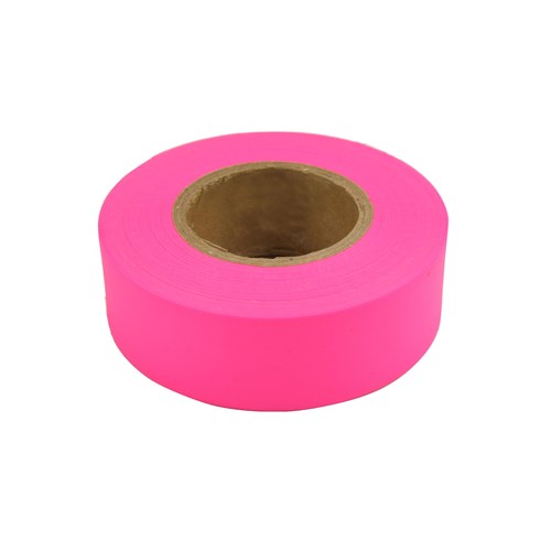 PINK FLAGGING TAPE 1-3/16