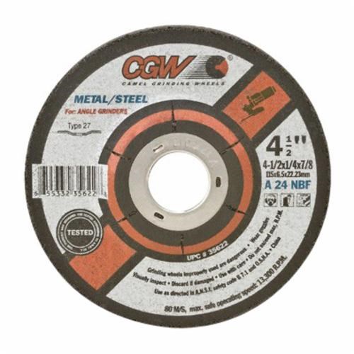 4-1/2X1/4X7/8 T27 A24N FAST CUT WHEEL