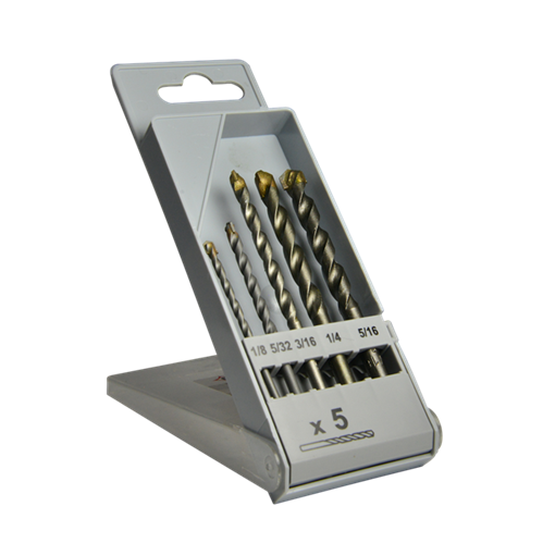 1818 5PC TCT MASONRY DRILL SET