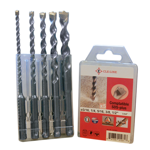 1821 5PC SDS+2 TCT HAMMER DRILL SET