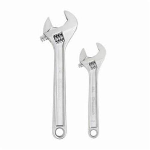 2PC 8" & 12" CHRM ADJUSTABLE WRENCH SET