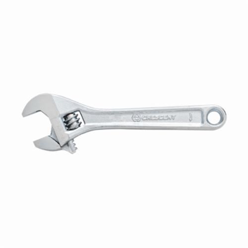 8" CHROME ADJUSTABLE WRENCH CARDED