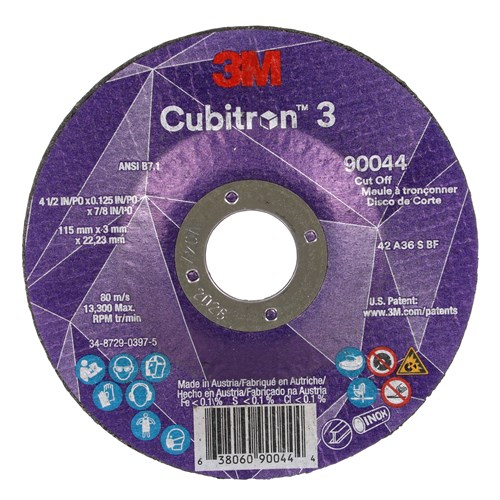 4-1/2X1/8X7/8 36+ T27 CUB3 CUTOFF WHEEL