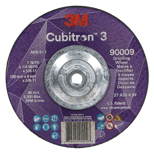 7X1/4X5/8 36+ T27 CUB3 GRINDING WHEEL