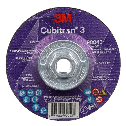 4-1/2X1/8X5/8-11 36+ T27 CUB3 CUT WHEEL