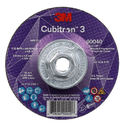 4-1/2X.045X5/8-11 36+ T27 CUB3 CUT WHEEL