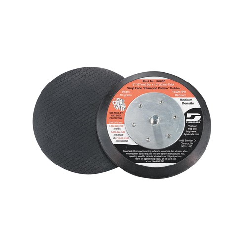 5" NON-VAC DISC PAD, RUBBER-FACE