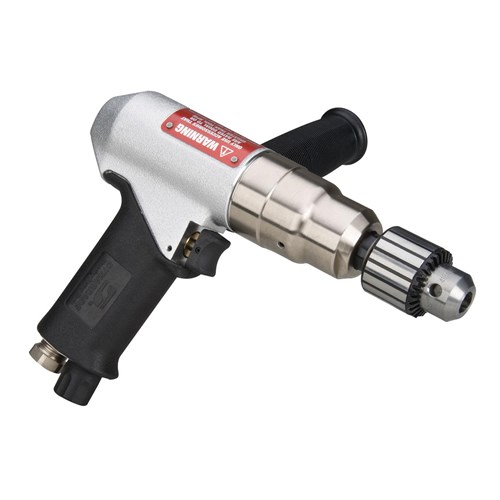 3/8" PISTOL GRIP AIR DRILL .7HP 1800RPM