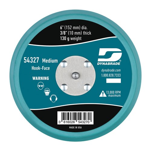 6" NON-VAC DISC PAD