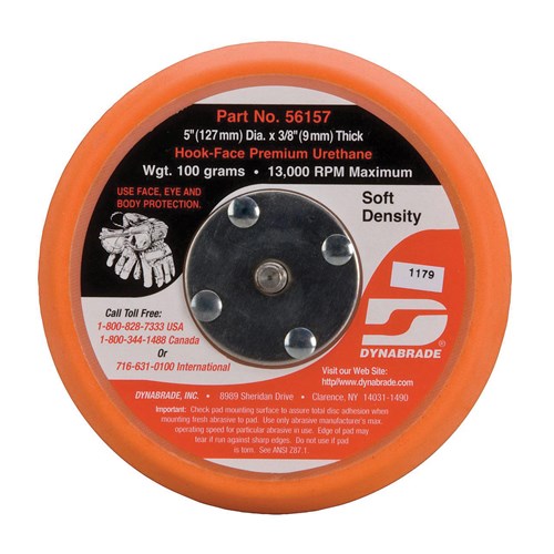 5 NON-VAC DISC PAD, HOOK-FACE, SHORT NAP