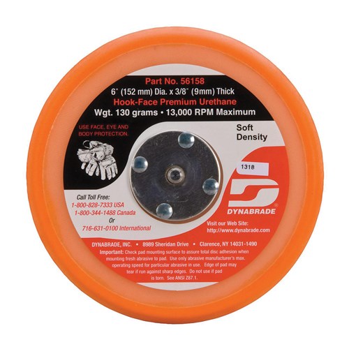 6" NON-VAC DISC PAD