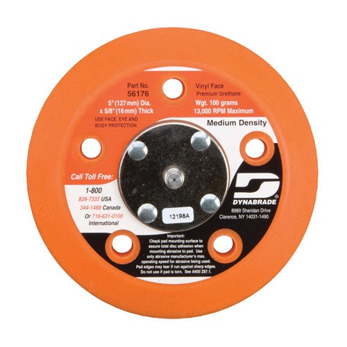 5" VAC DISC PAD, VINYL-FACE