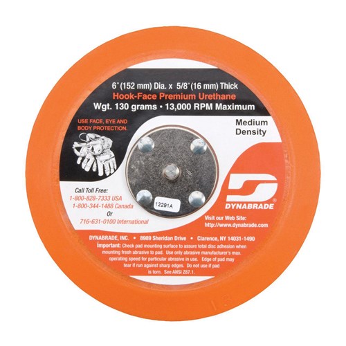 5" VAC DISC PAD, HOOK-FACE, SHORT NAP