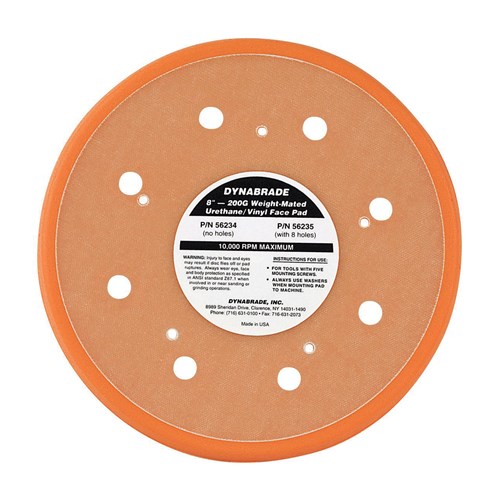 8" VINYL FACE VAC DISC PAD