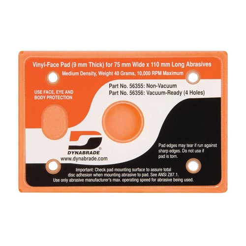 3X4-1/4 NON-VAC PAD, VINYL-FACE