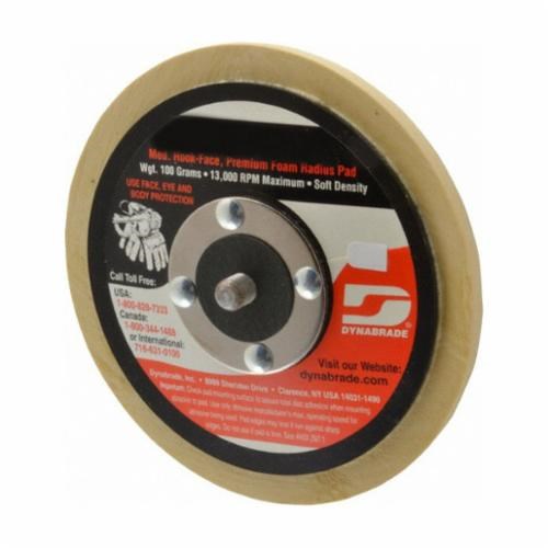 5" NON-VAC DISC PAD, HOOK-FACE, MED NAP