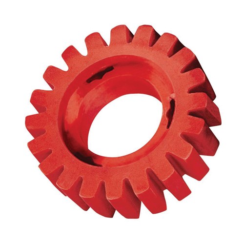 4X1-1/4 WIDE RED-TRED ERASER WHEEL