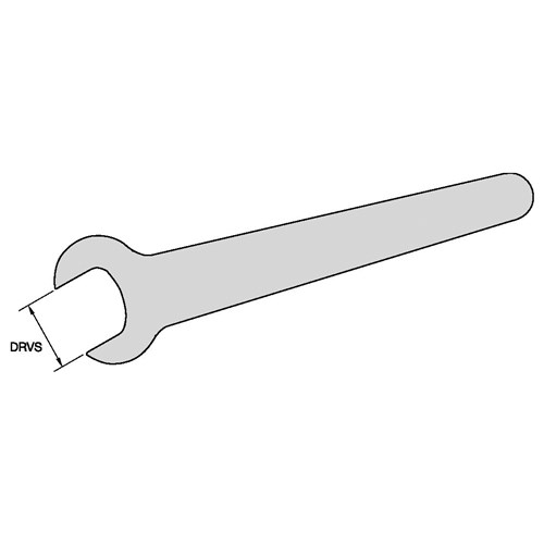 WRENCH END OPEN STD