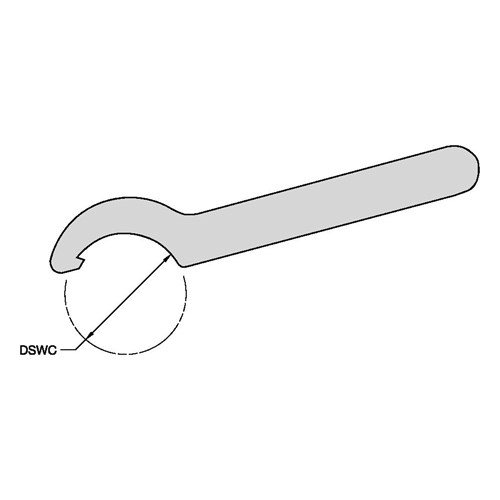 WRENCH SPNR HOOK TTNG LOCKNUTS STD