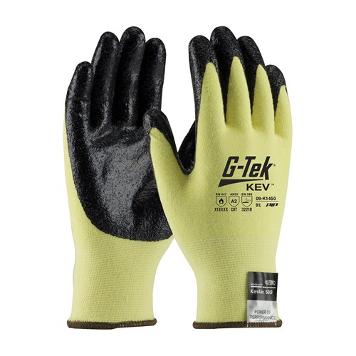 NITRILE COATED KEVLAR GLOVE L