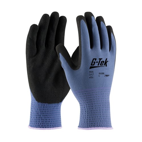 G-TEK BLACK NITRILE GLOVE L