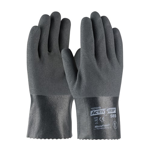 NITRILE GLOVE W/GRIP L