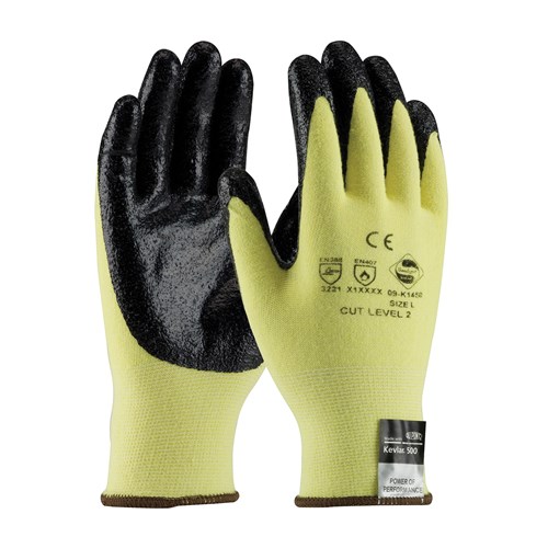 NITRILE COATED KEVLAR GLOVE M