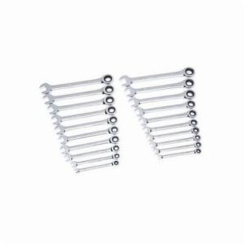 20PC SAE/MM RATCHETING COMB WRENCH SET