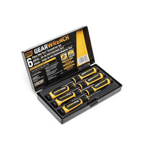 6PC SET SCREWDRIVER DUAL MAT MINI TRX