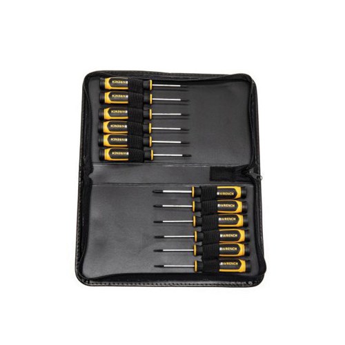 12PC SET SCREWDRIVER DUAL MAT MINI