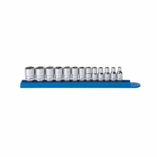 13PC STANDARD MM SOCKET SET (6PT-1/4DR)