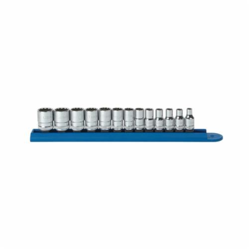 13PC STANDARD MM SOCKET SET (12PT-1/4DR)