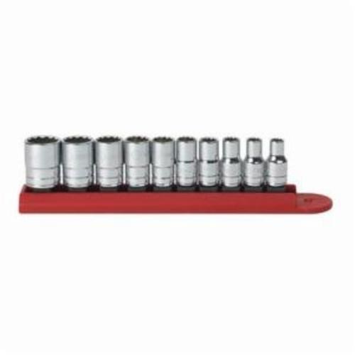 10PC SAE SOCKET STANDARD SET 1/4DR-12PT