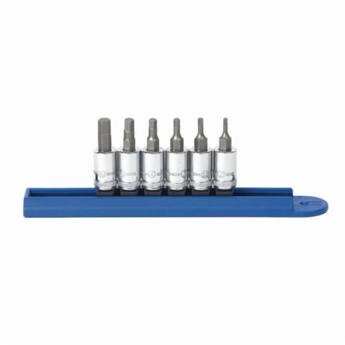 6PC HEX BIT METRIC SOCKET SET (1/4DR)