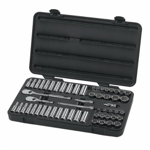 57PC STD&DP SAE/MM MECHANICS TOOL SET