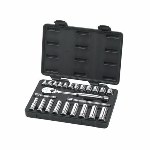 24PC STD&DP MM MECHANICS SOCKET SET